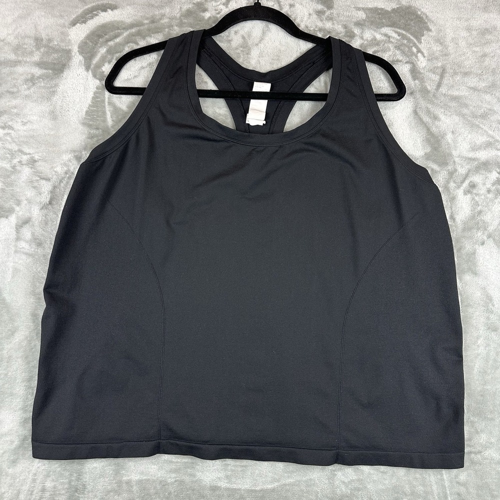 Fabletics Tank Top Women's XL Black Racer Back Activewear